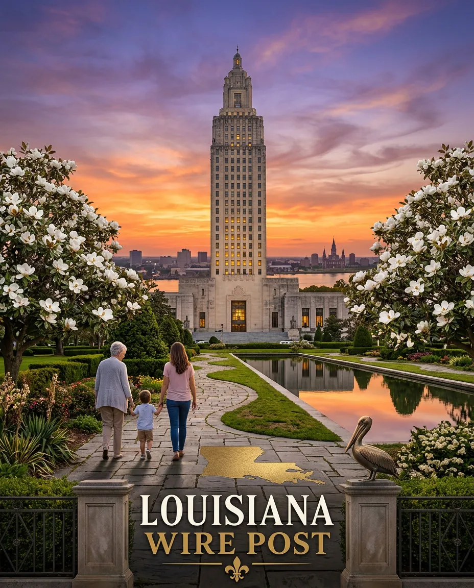 The State Capitol at sunset